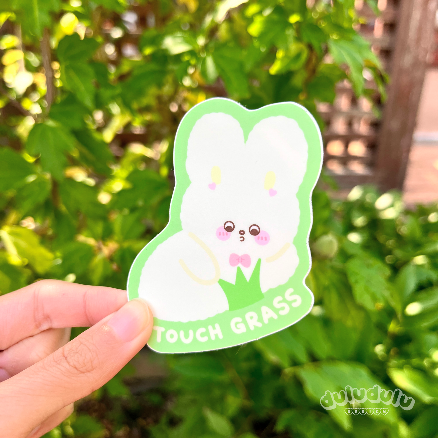 Touch Grass Vinyl Sticker