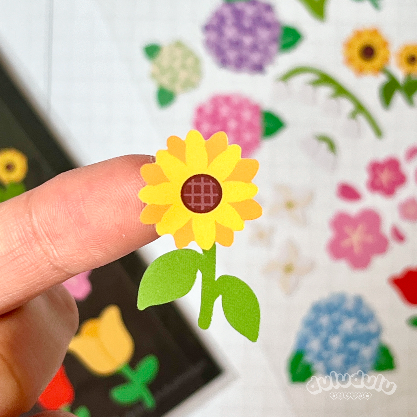 Flowers Deco Sticker Sheet