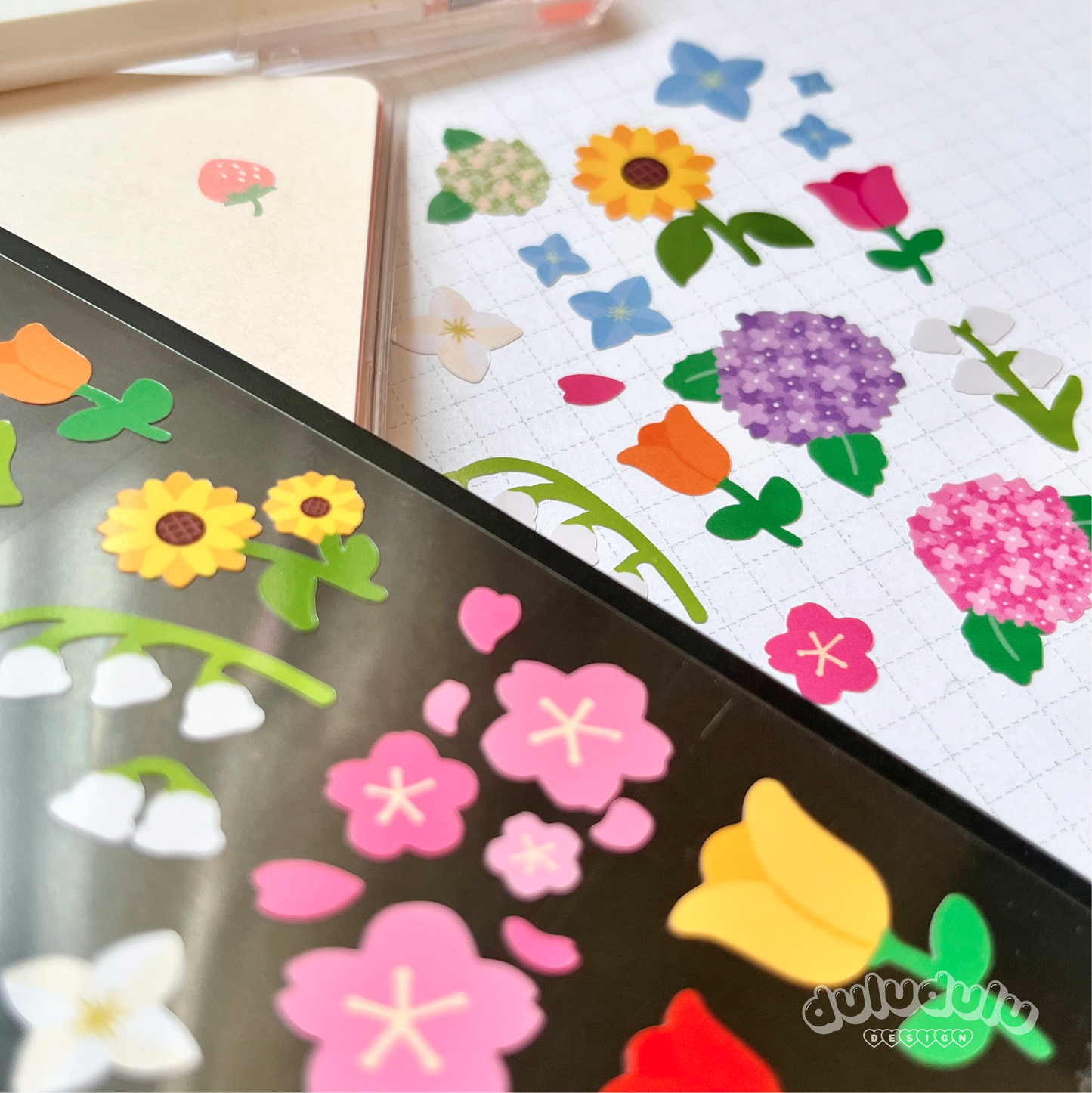 Flowers Deco Sticker Sheet