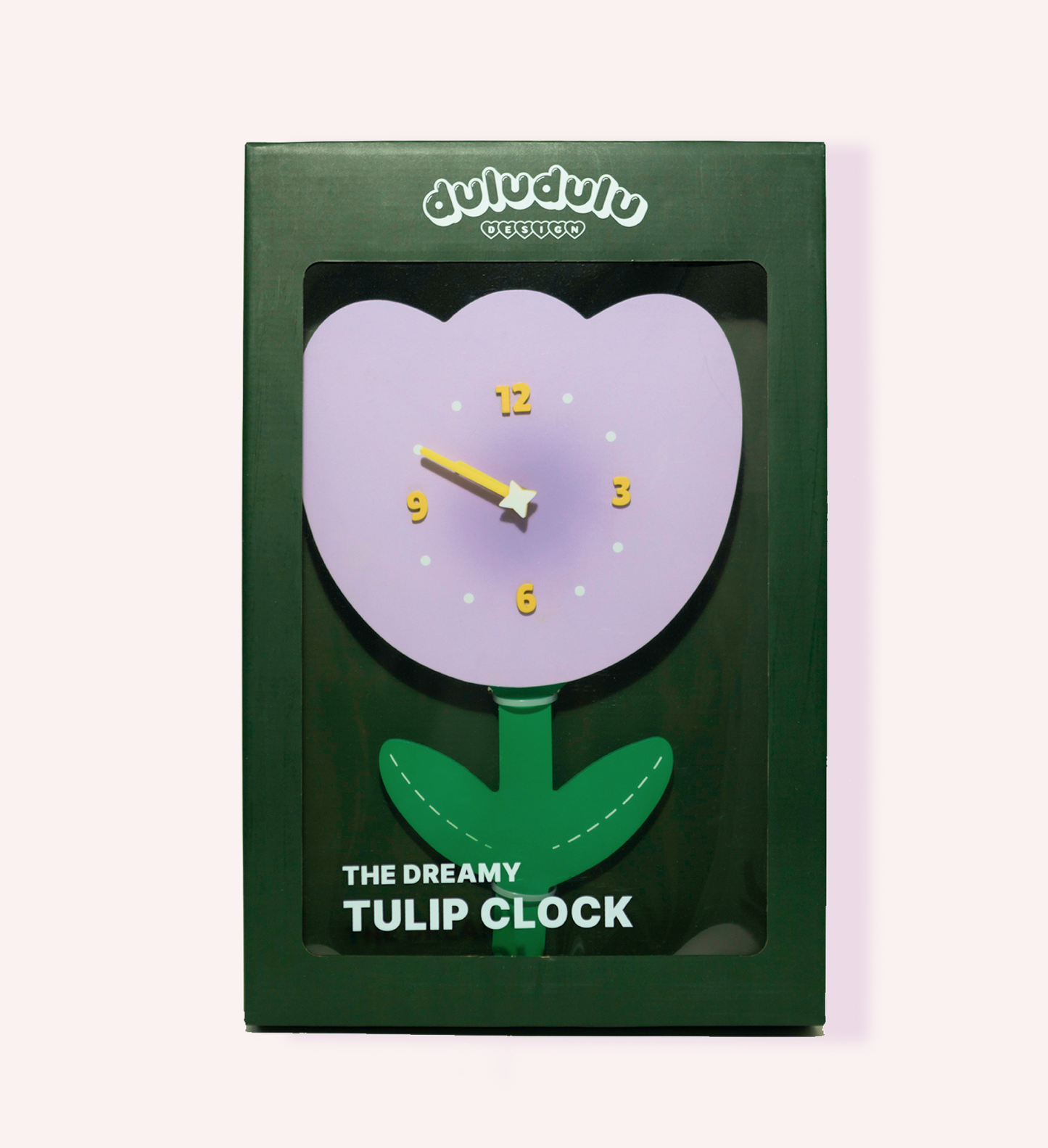 Purple Tulip Clock