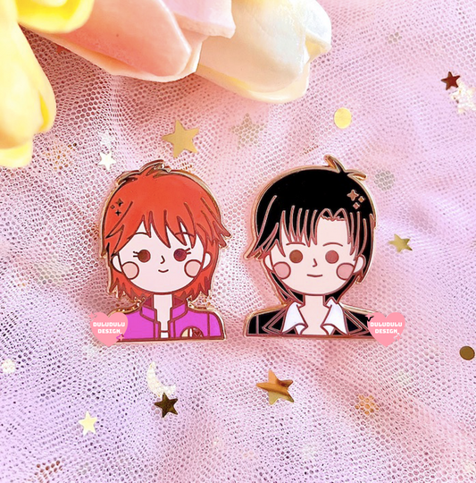 Skip Beat! Kyoko x Ren Shoujo Character Enamel Pins