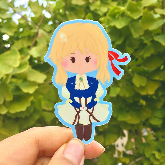 Violet Evergarden Chibi Vinyl Sticker