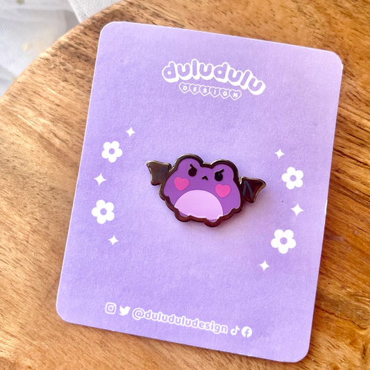 Gothic Frog Enamel Pin