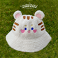 White Tiger Fluffy bucket hat