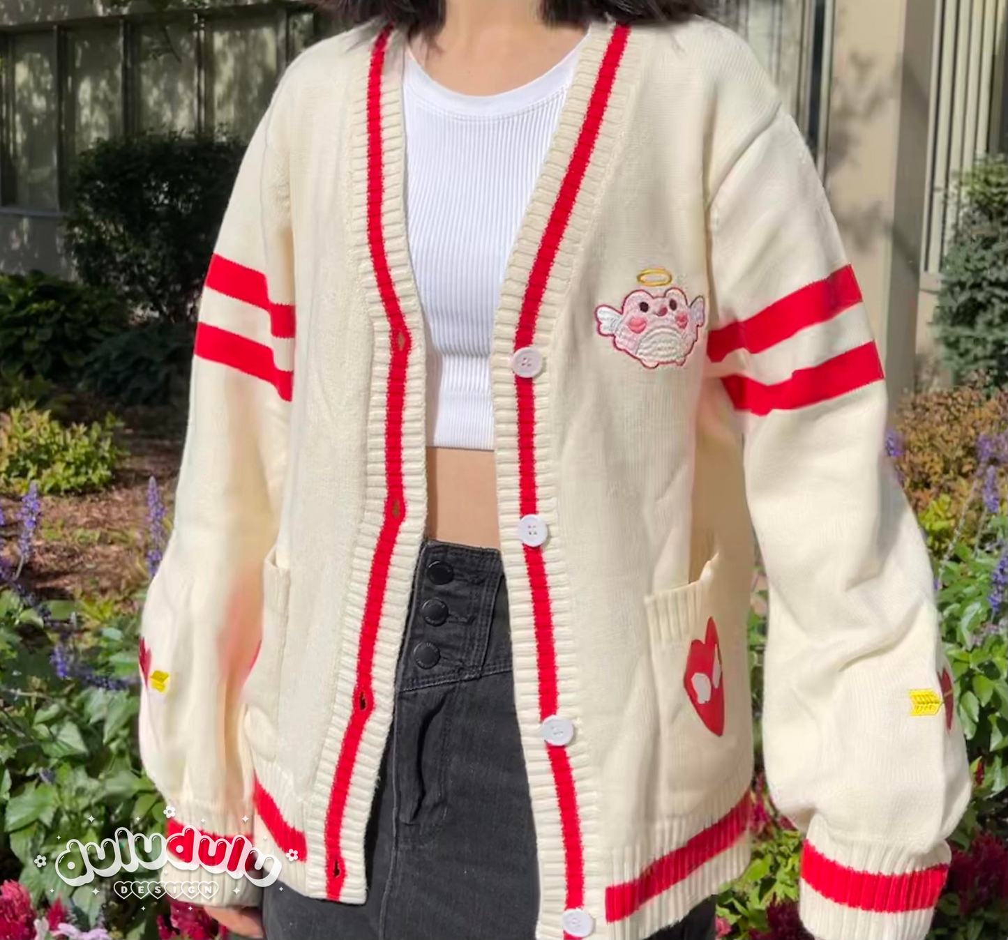 Creamy Angel Froggie Cardigan