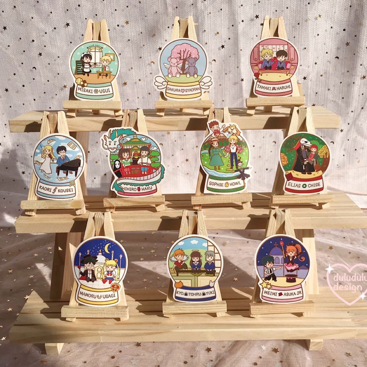 Ouran High School Host Club Snowglobe Vinyl Sticker