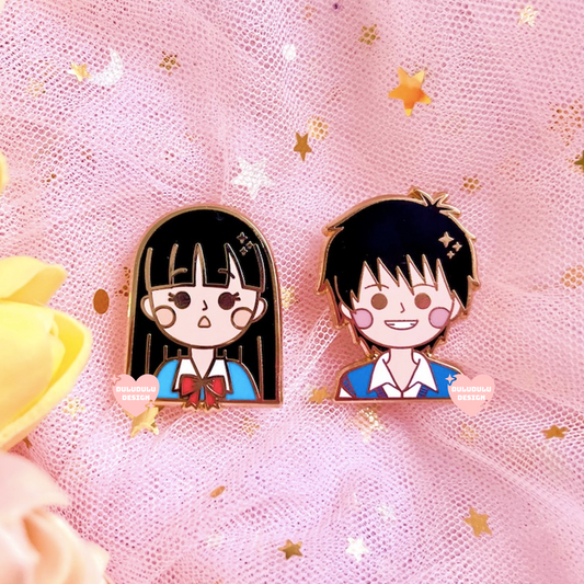 Kimi Ni Todoke Sawako x Kazehaya Shoujo Character Enamel Pin