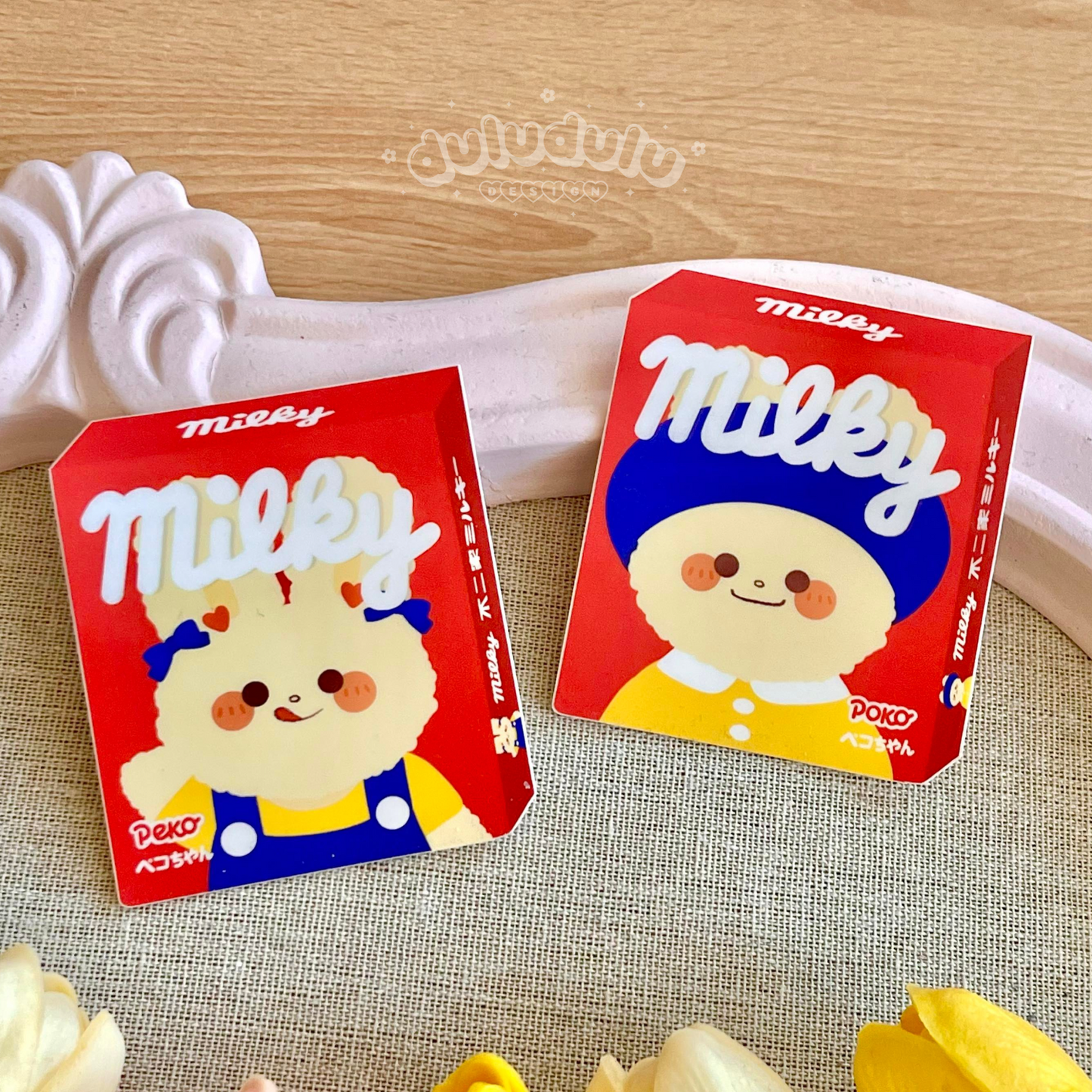 Milky Candy Peko x Poko Vinyl Stickers