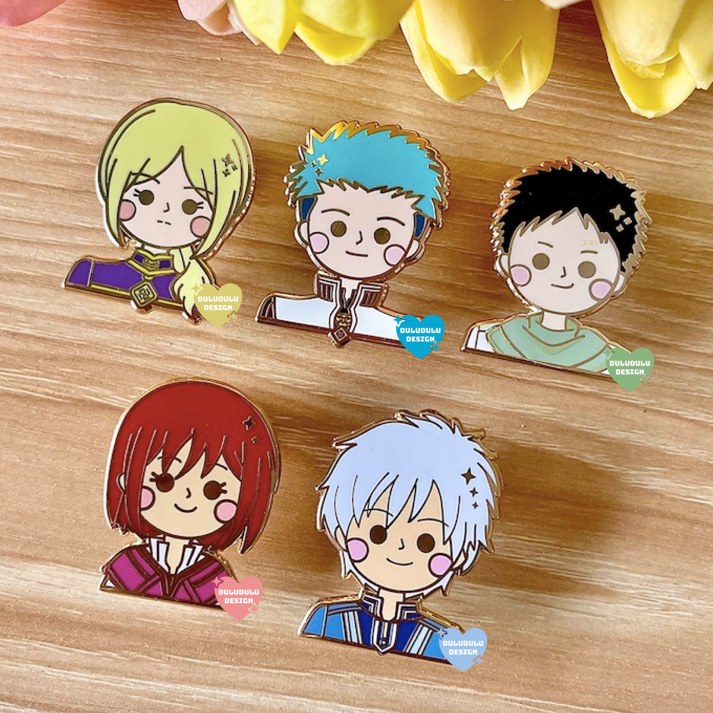 Akagami no Shirayuki Hime Enamel Pins