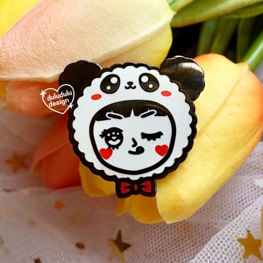 Panda Babe Enamel Pin