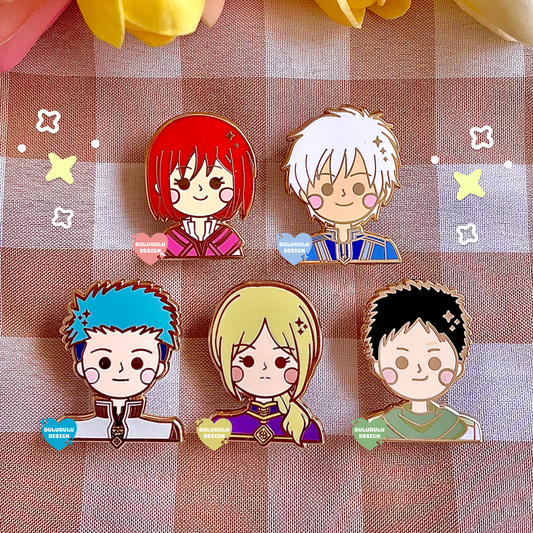 Akagami no Shirayuki Hime Enamel Pins