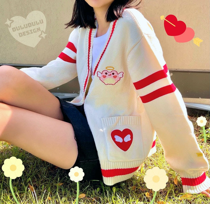 Creamy Angel Froggie Cardigan