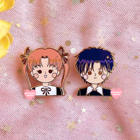 Gakuen Alice Shoujo Character Enamel Pins