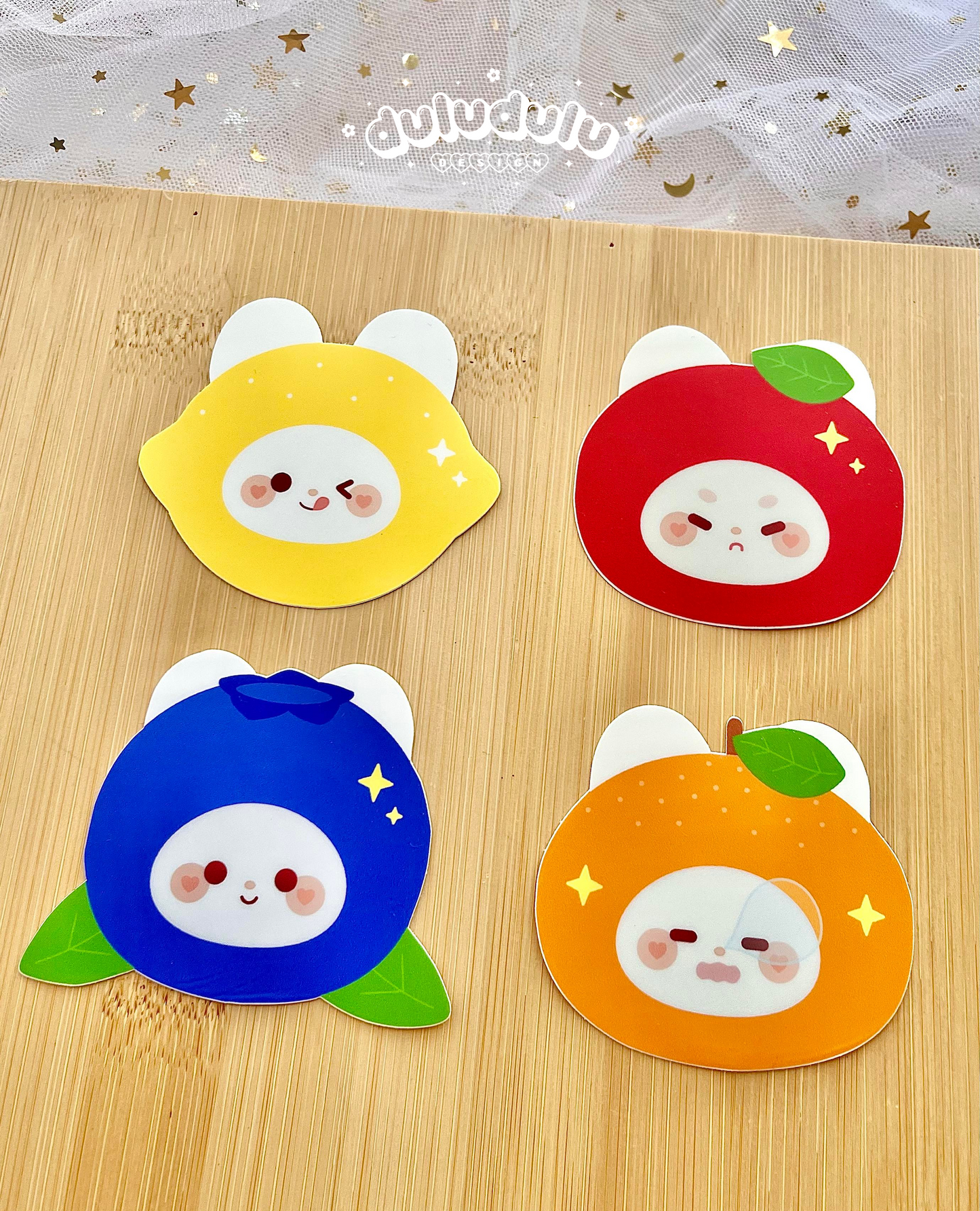 Apple Head Koko Vinyl Sticker