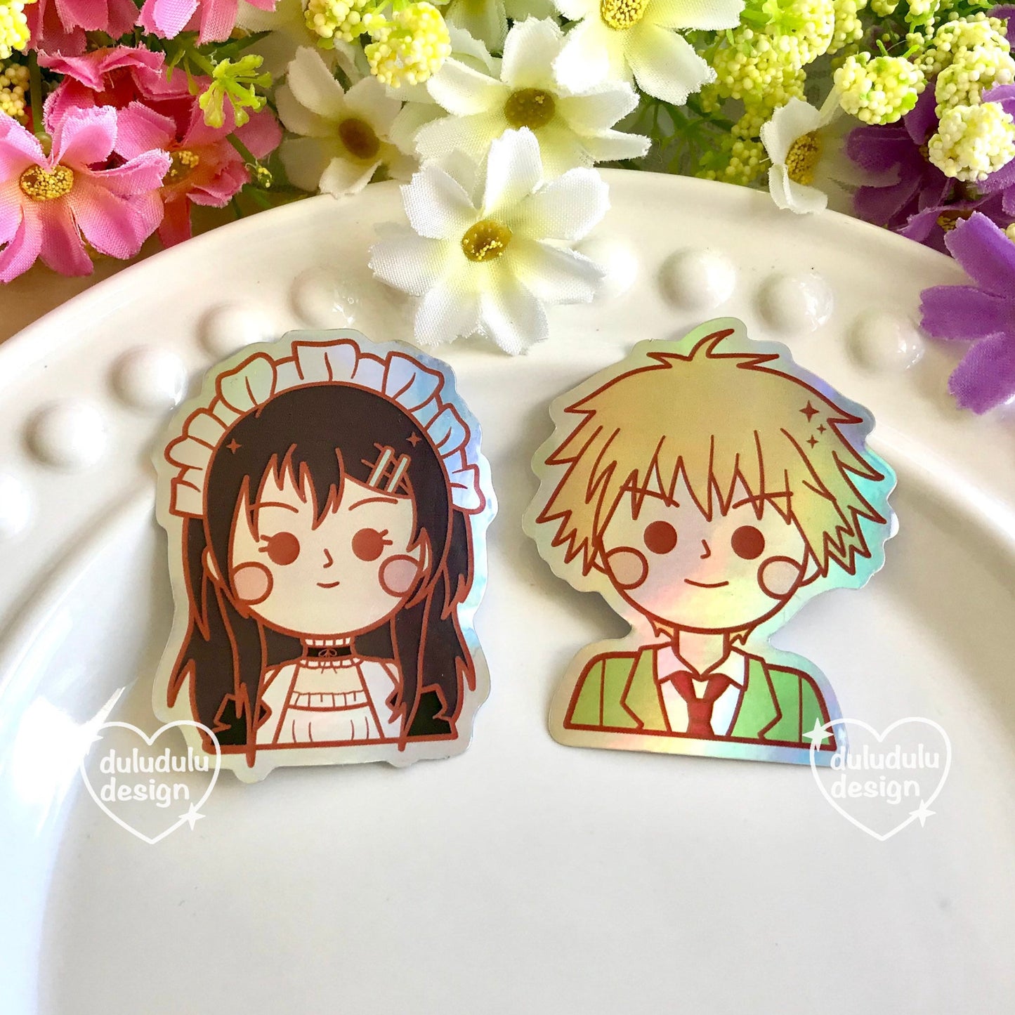 Kaichou wa Maid Sama Holographic Vinyl Stickers
