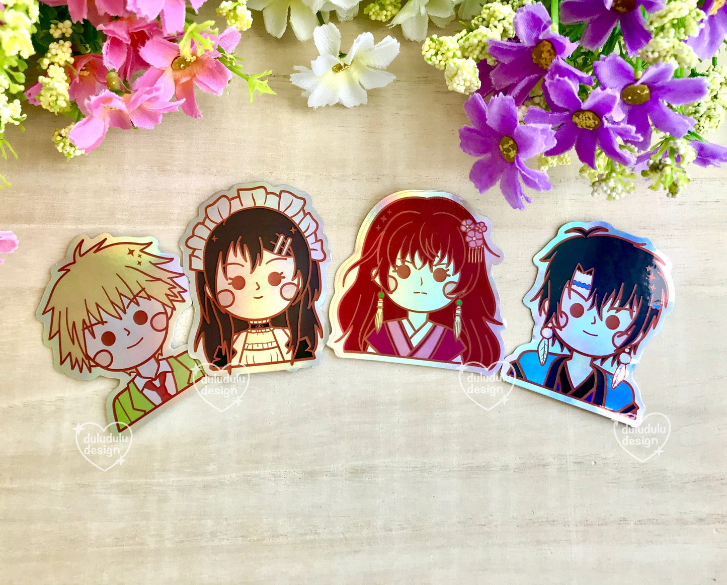 Kaichou wa Maid Sama Holographic Vinyl Stickers