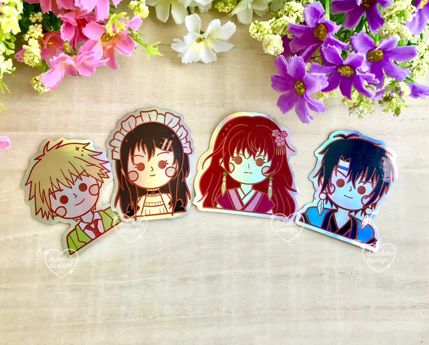 Yona of the Dawn Holographic Vinyl Stickers
