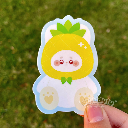Pineapple Koko Vinyl Sticker