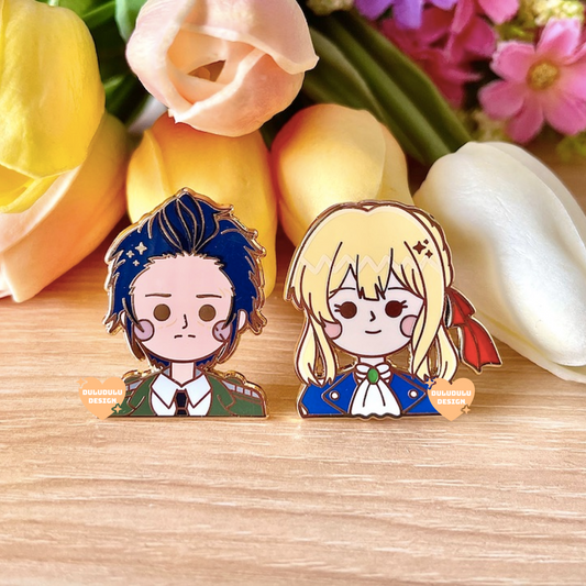 Violet Evergarden Enamel Pins