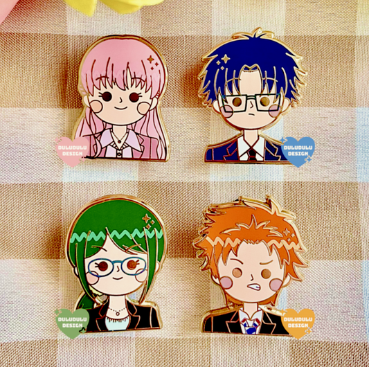 Wotakoi: Love is Hard for Otaku Enamel Pins