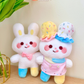 Icecream Bunny Plush