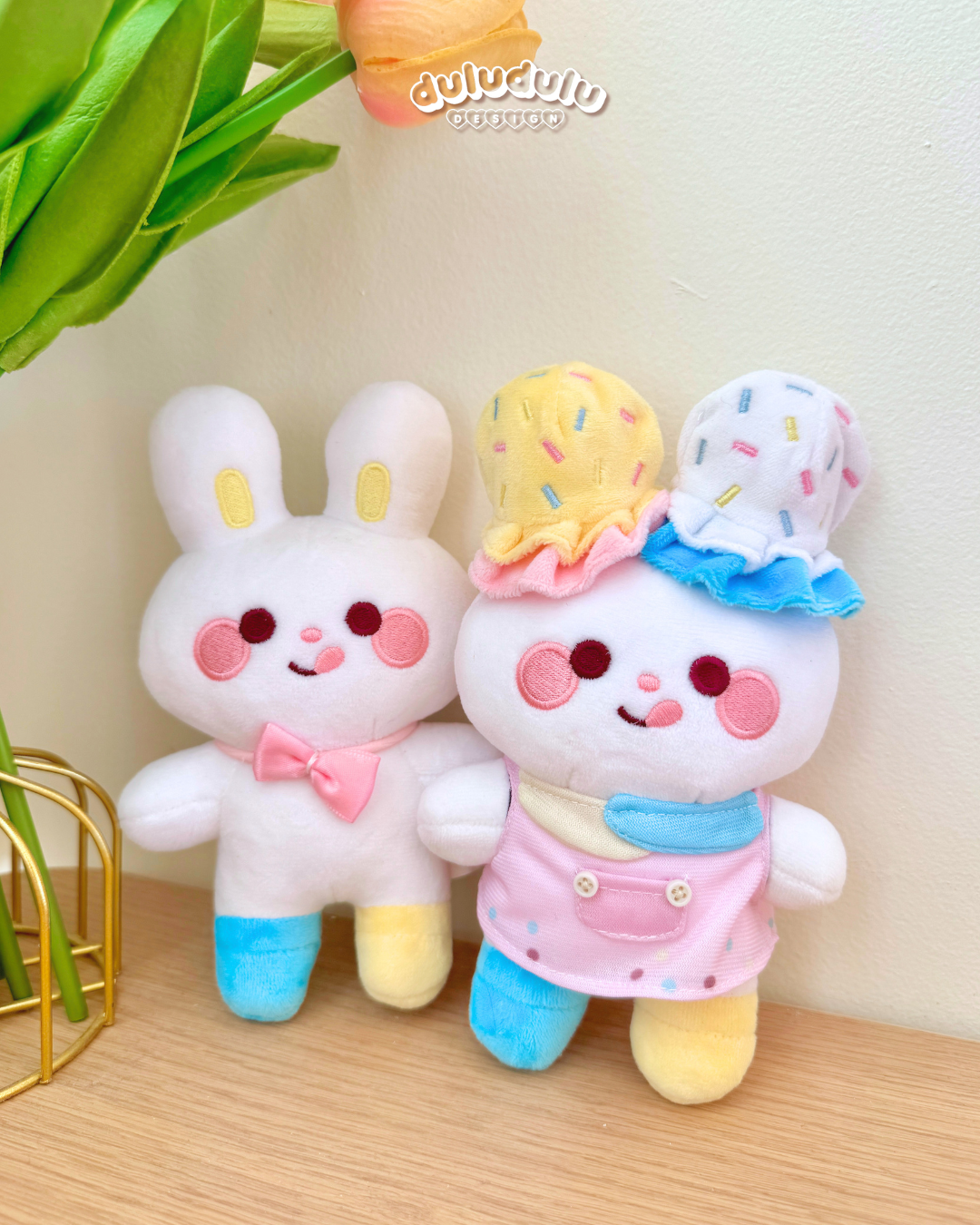 Icecream Bunny Plush