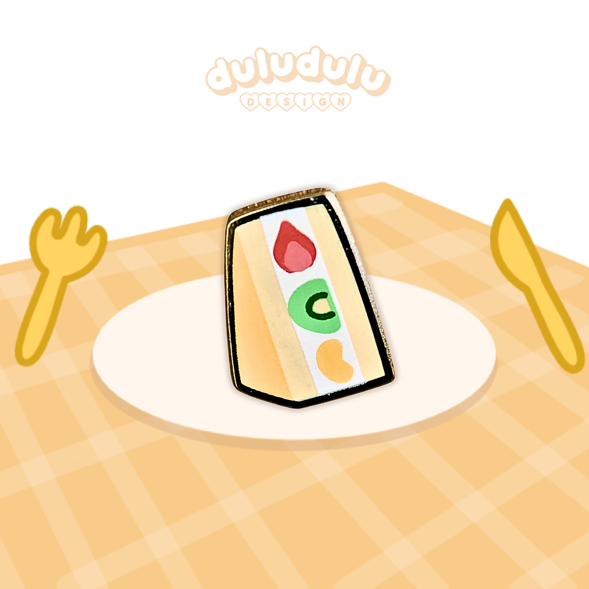 Fruit Sando Mini Enamel Pin