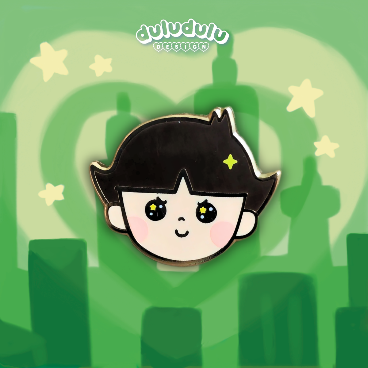 Buttercup powerpuff girls enamel pin
