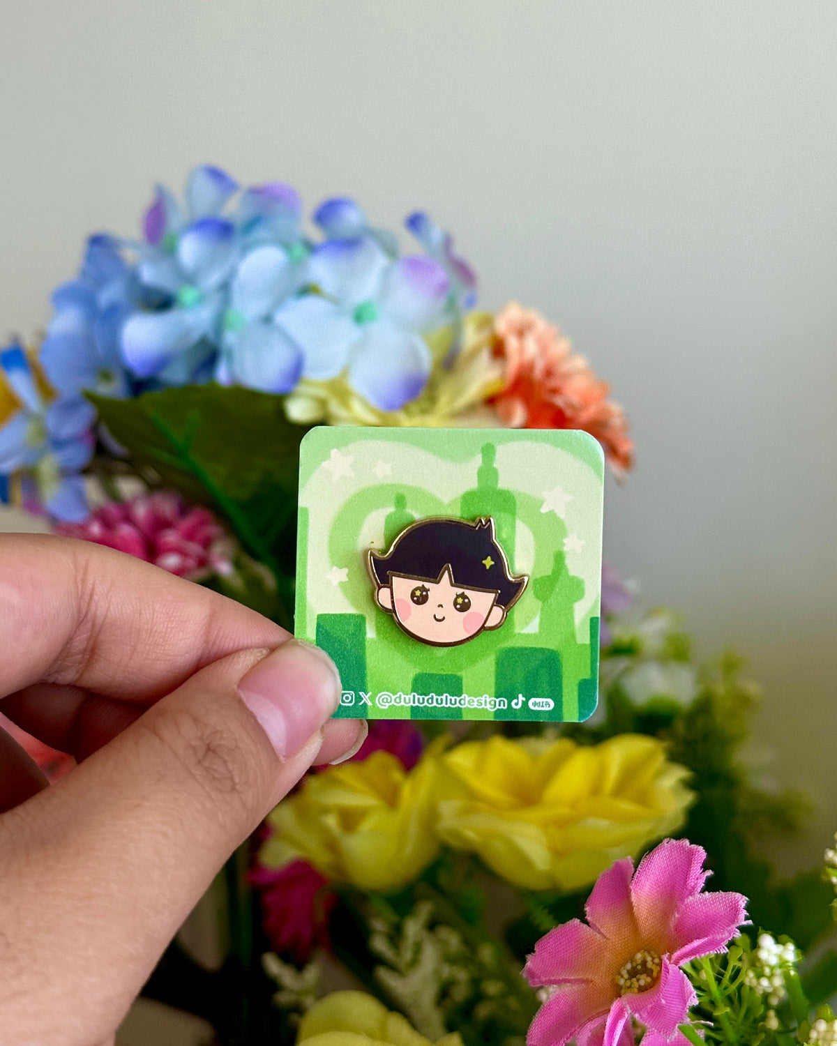Buttercup powerpuff girls mini pin