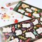 Confetti Bunnies Deco Sticker Sheet