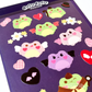 Frogs Deco Sticker Sheet