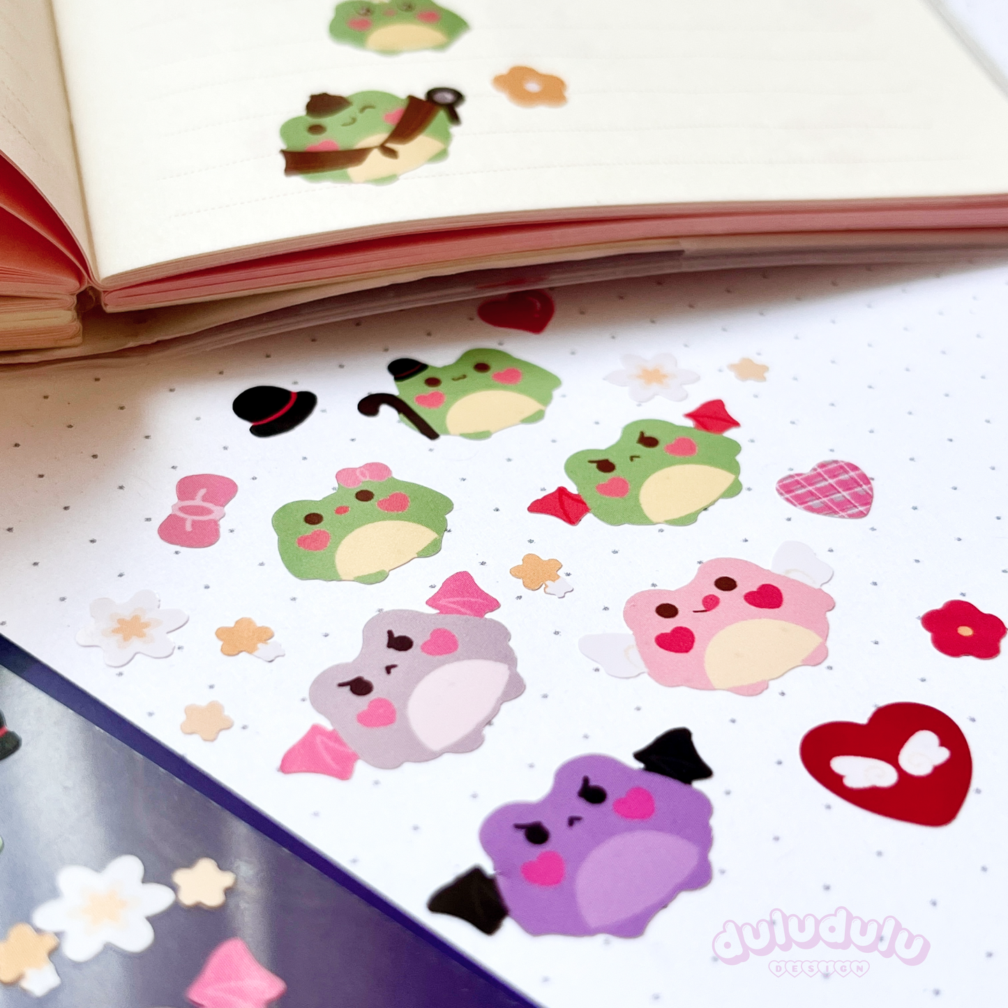 Frogs Deco Sticker Sheet