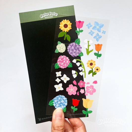 Flowers Deco Sticker Sheet