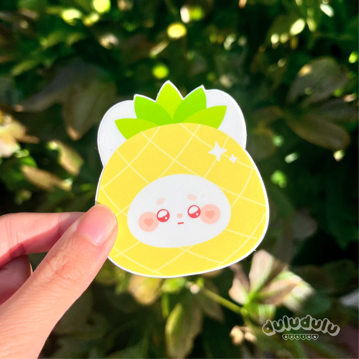 Pineapple Koko Vinyl Sticker