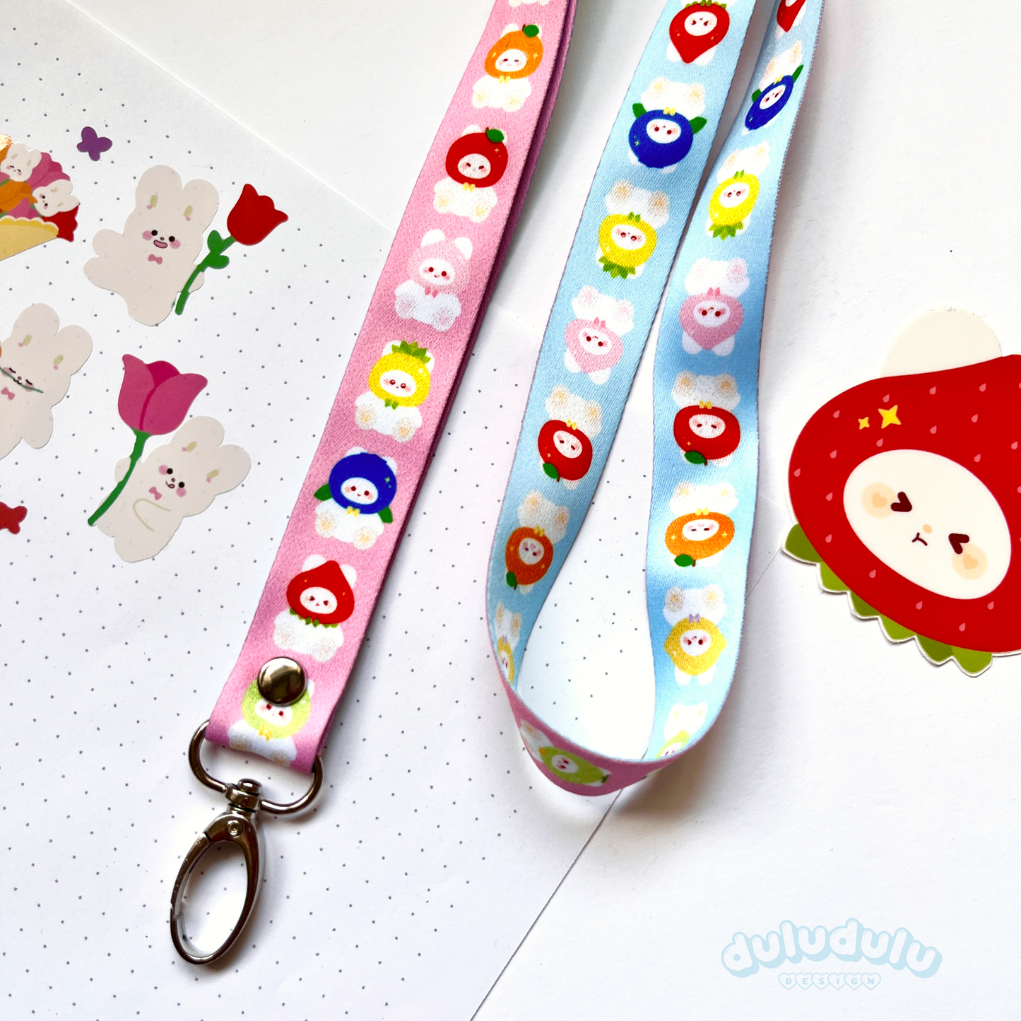 Koko Fruits Cardholder & Lanyard