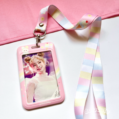 Ice Cream Bunny Cardholder & Lanyard