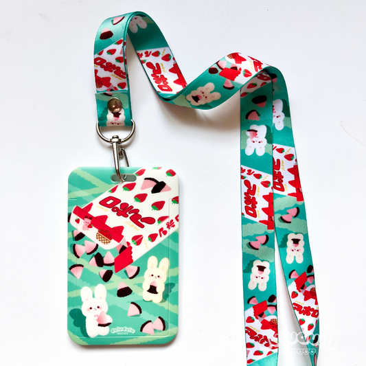 Meiji Choco Cardholder & Lanyard