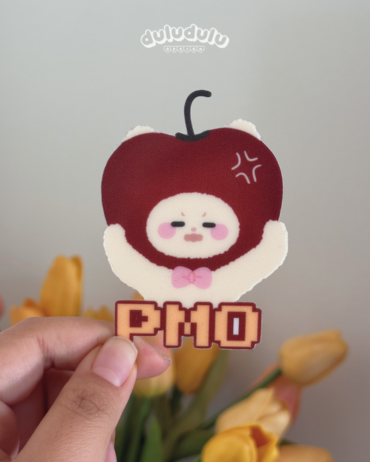 PMO (piss me off) meme vinyl sticker