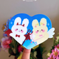 angel x devil waterproof sticker