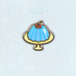 blue jello tiny pin