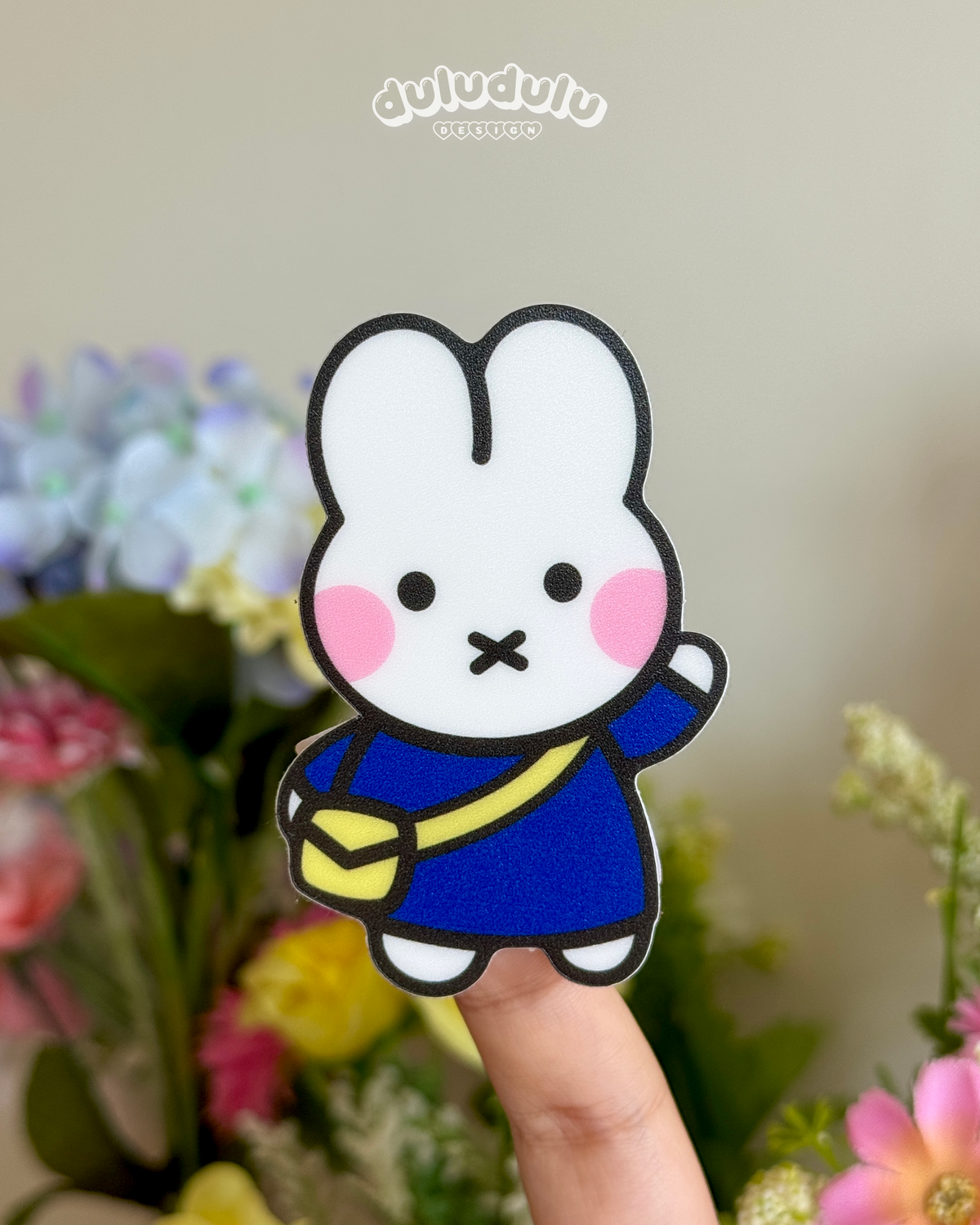 blue miffy sticker 