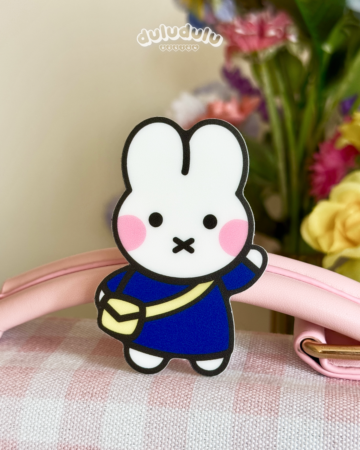 blue miffy waterproof sticker