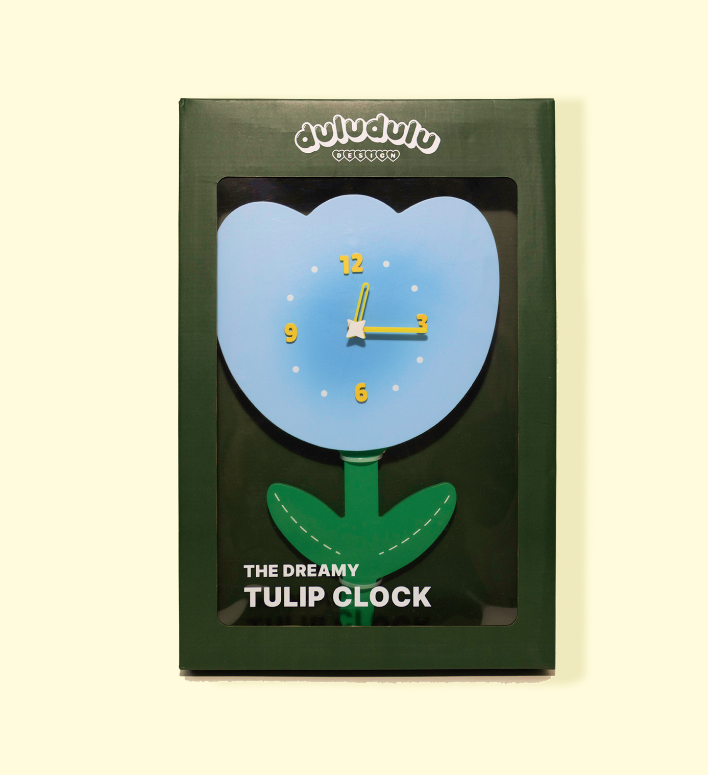 Blue Tulip Clock