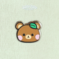 cute bear mini pin