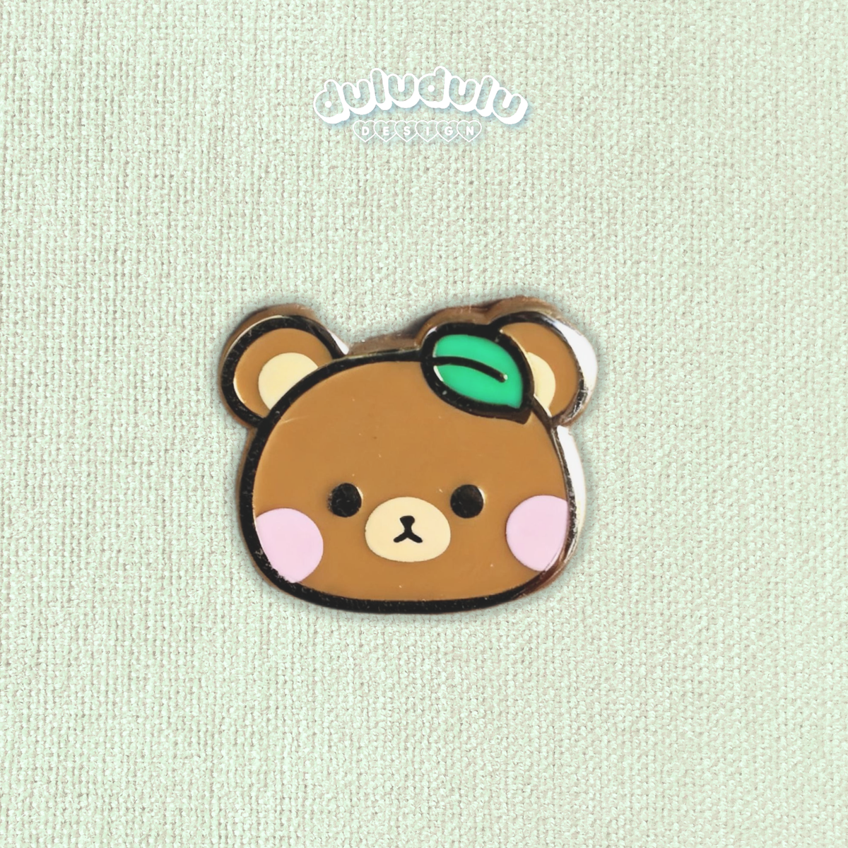 cute bear mini pin