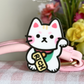 lucky cat waterproof vinyl sticker