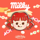 Peko from milky candy as an enamel pin