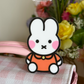 orange miffy vinyl sticker 