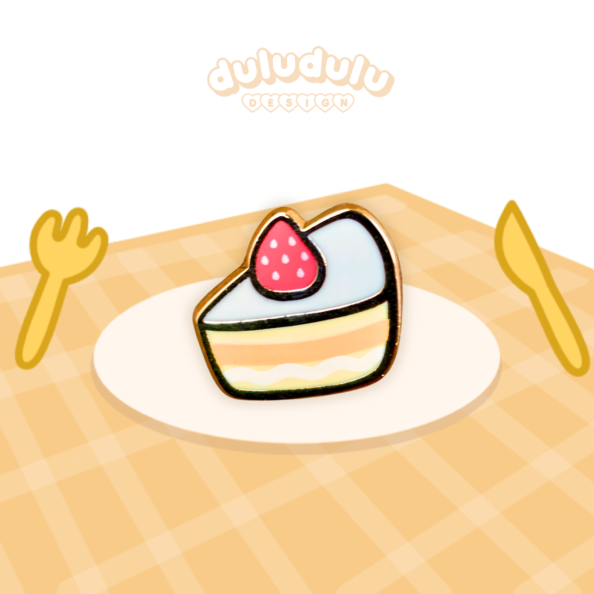 strawberry shortcake mini pin