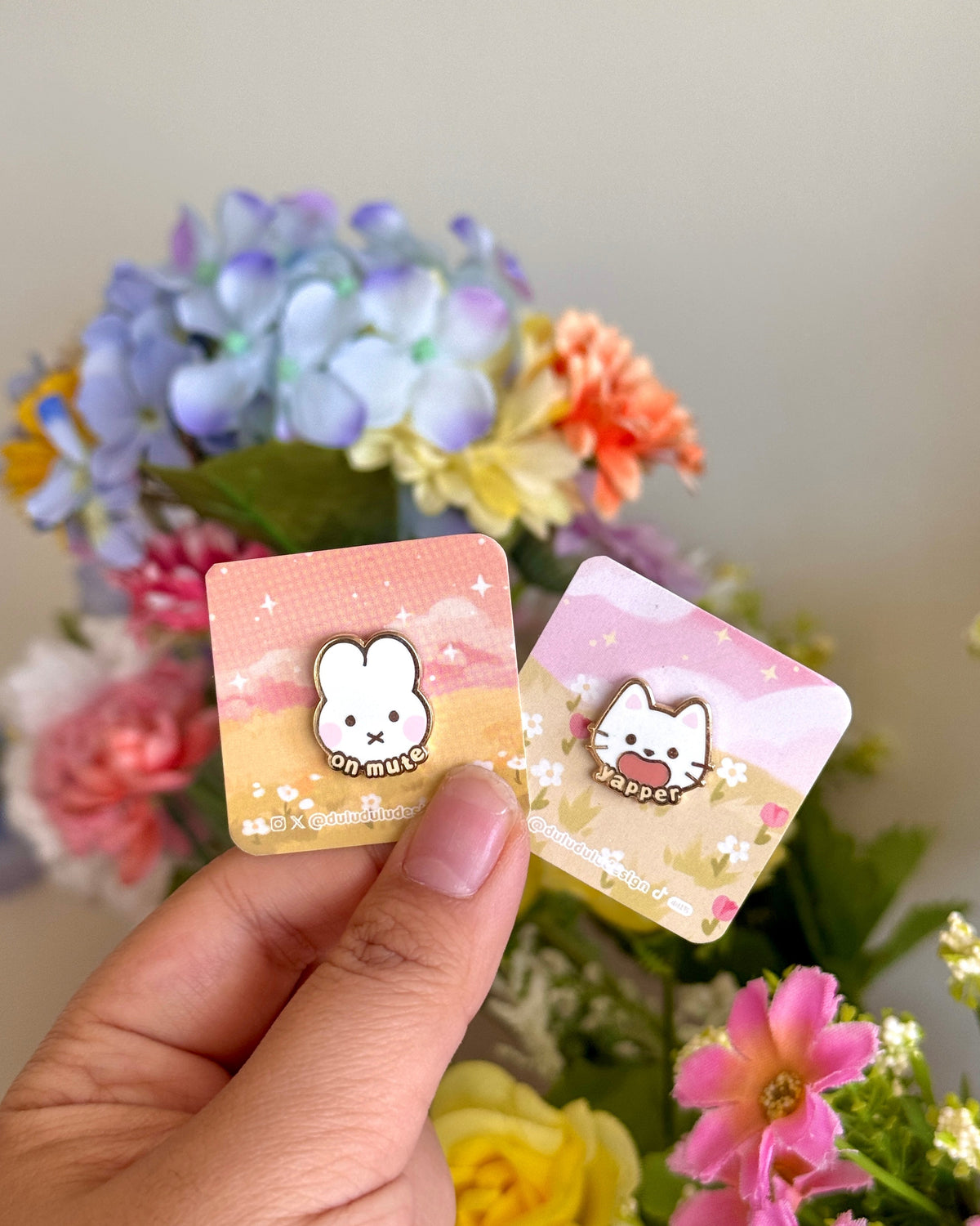 yapper x on mute mini pins
